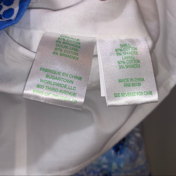 Lilly Pulitzer Mila Shift Blue Peri Dress - Picture 8 of 9